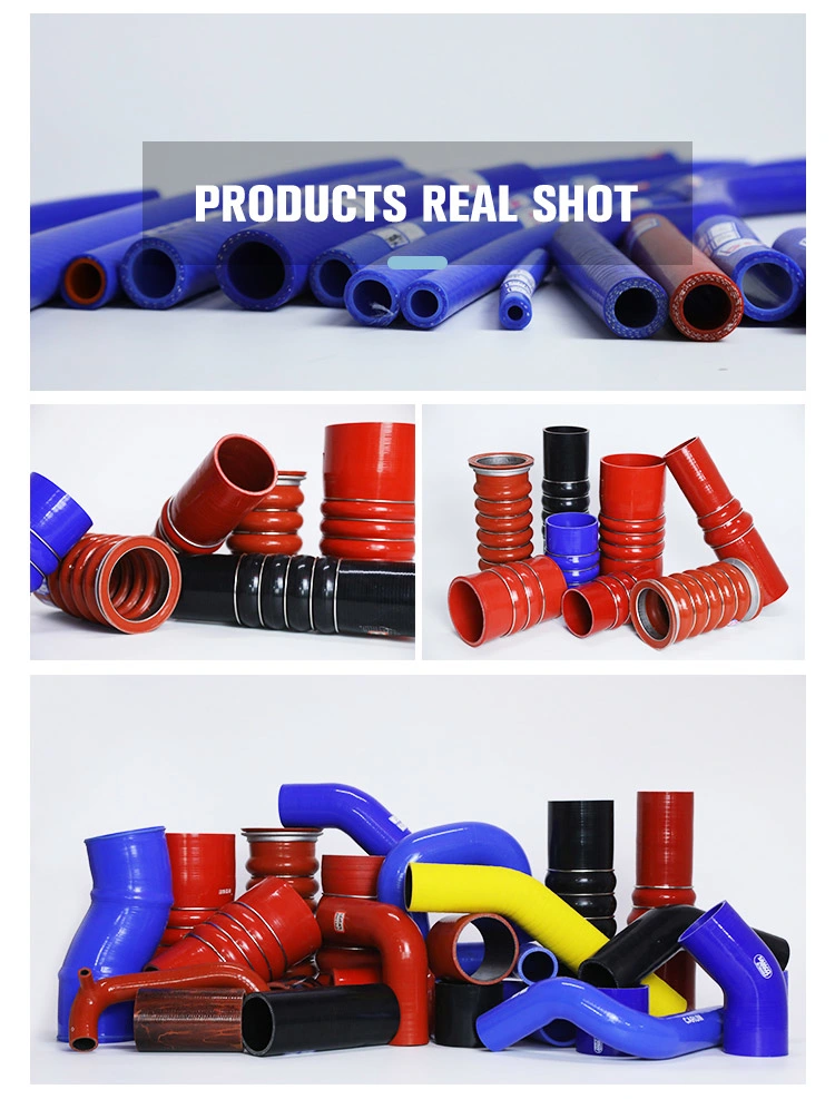 High Temperature Radiator Silicone Rubber Hose Pipe Tube Industrial Flexible Braided Silicone Hose