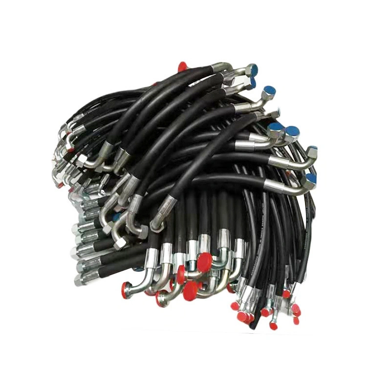 OEM Custom High Pressure En 856 4sp 4 Steel Wire Spiral 3/4 Inch Hydraulic Hose