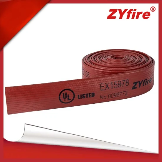 Zyfire Large Diameter Factory NBR Fire Hose with NBR Covered and Lining for Fire Fighting Agriculture Industrial